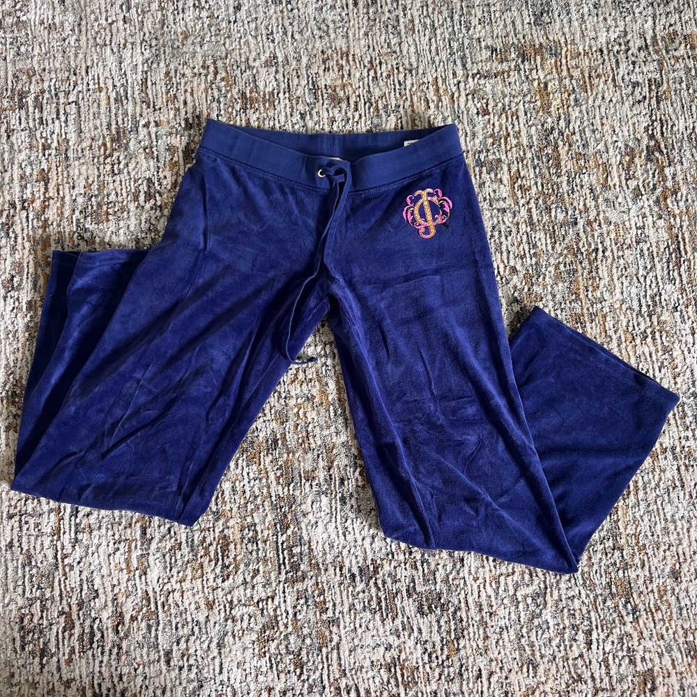 Navy Blue Juicy Couture Sweatpants- Medium